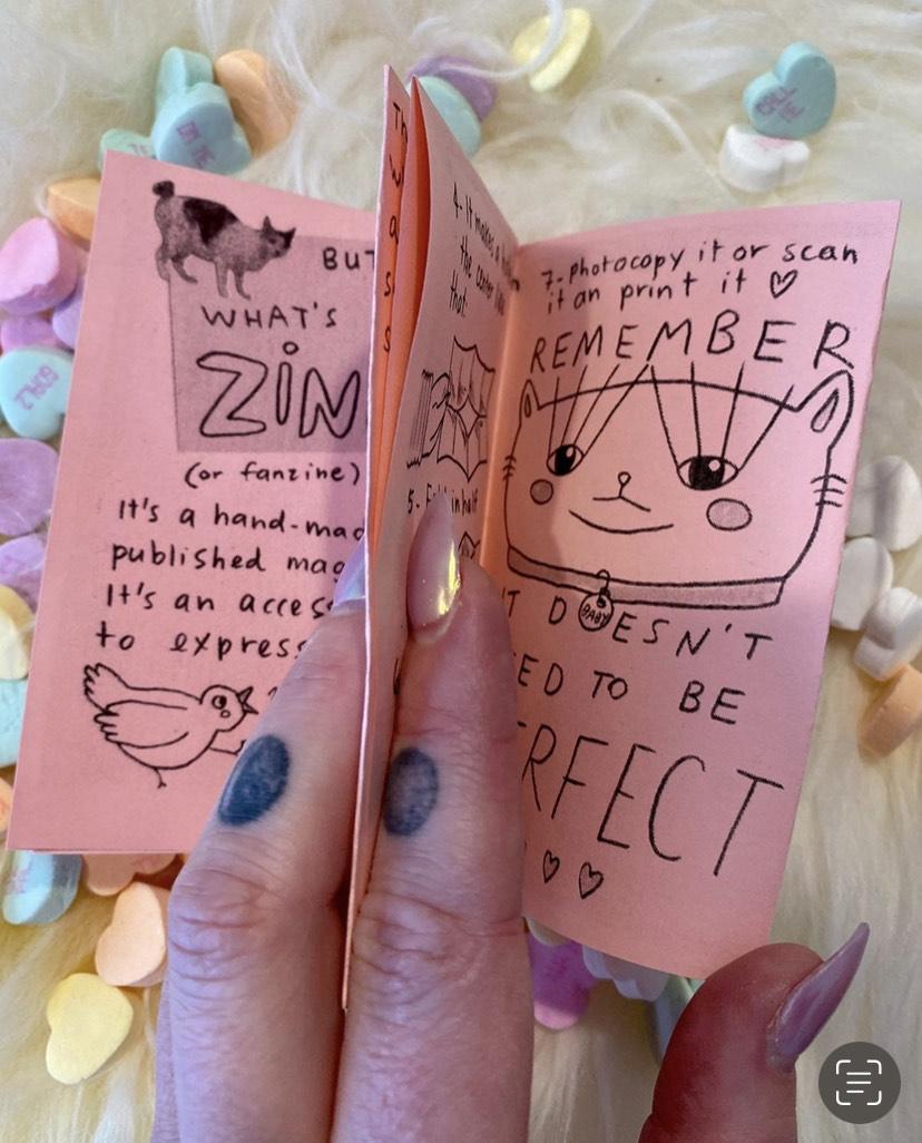 How to make a creative zine by Geneviève